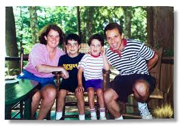 Cornelia, Walt, Owen and Ron Suskind in 1996
